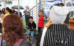 Foto: E. L. / Radiosarajevo.ba / Bradara i Vlaisavljević svečano dočekale bh. reprezentativce Barlova i Zulfića