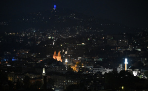 Foto: N.G./Radiosarajevo.ba / Pogled na Sarajevo noću