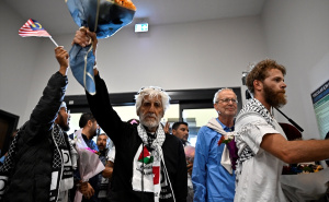 Foto: AA / Aktivisti flotile Sumud sletjeli u Istanbul