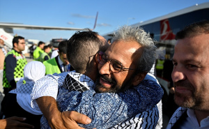 Foto: AA / Aktivisti flotile Sumud sletjeli u Istanbul