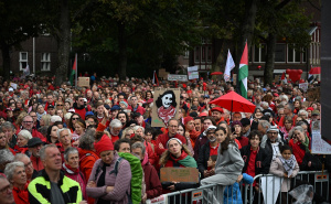 Foto: Anadolija / Protesti na ulicama Amsterdama
