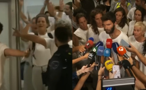 Foto: Screenshot / Španski aktivisti stigli u Madrid