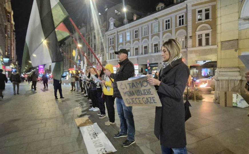 Čitanje imena ubijene djece u Gazi