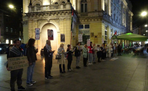 Foto: Ustupljena fotografija / Čitanje imena ubijene djece u Gazi