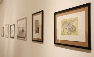 Foto: E. L. / Radiosarajevo.ba / Izložba "Grafika poezije: Dijalog"