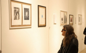 Foto: E. L. / Radiosarajevo.ba / Izložba "Grafika poezije: Dijalog"