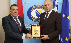 Foto: Facebook / Zukan Helez primio delegaciju ministarstva odbrane Egipta