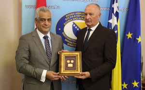 Foto: Facebook / Zukan Helez primio delegaciju ministarstva odbrane Egipta