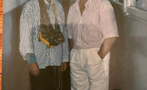 Foto: Privatni album / Osman Džiho i Halid Bešlić