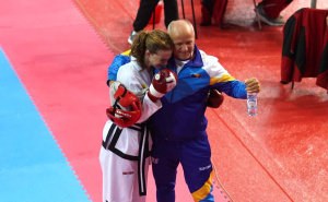 Foto: TKDS FBiH / Melina Ružnić na svjetskom prvenstvu u Poreču