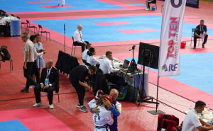 Foto: TKDS FBiH / Melina Ružnić na svjetskom prvenstvu u Poreču