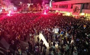 Foto: A. K. / Radiosarajevo.ba / Okupljanje na Skenderiji