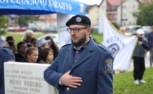 Foto: Ustupljene fotografije / Obilježavanje godišnjice pogibije Mehe Porobića