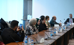 Foto: N. G. / Radiosarajevo.ba / Kemal Ademović razgovarao sa delegacijom Tursko – islamske unije za vjerska pitanja