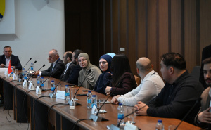 Foto: N. G. / Radiosarajevo.ba / Kemal Ademović razgovarao sa delegacijom Tursko – islamske unije za vjerska pitanja