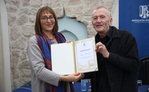 Foto: N.G / Radiosarajevo.ba / Promocija knjige 'Mejrima - bijeli i crni beg'