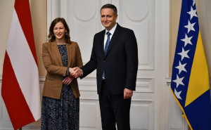 Foto: A. K. / Radiosarajevo.ba / Claudia Plakolm u Predsjednišvu BiH