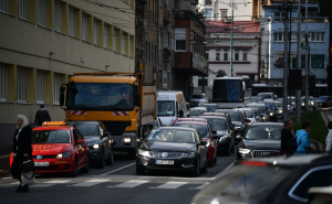 Foto: A. K. / Radiosarajevo.ba / Saobraćajna gužva u Sarajevu petkom
