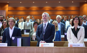 Foto: Dž.K. / Radiosarajevo.ba / Predrag Kojović, Edin Forto, Sabina Ćudić