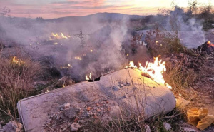 Foto: Hercegovina.info / Požar uz cestu Čitluk – Žitomislići