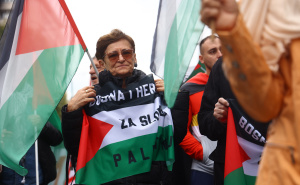 Foto: Dž. K. / Radiosarajevo.ba / Protesti za Palestinu