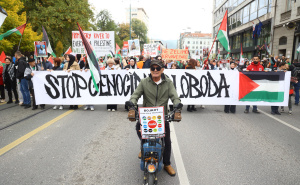 Foto: Dž. K. / Radiosarajevo.ba / Protesti za Palestinu