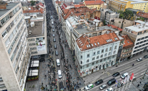 Foto: A. K. / Radiosarajevo.ba / Tužna povorka za Halida Bešlića
