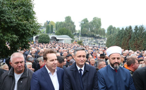 Foto: E. L. / Radiosarajevo.ba / Burhan Šaban, ispraćaj Halida Bešlića