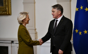 Foto: A. K. / Radiosarajevo.ba / Ursula von der Leyen u Predsjedništvu BiH