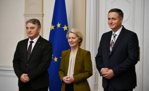 Foto: A. K. / Radiosarajevo.ba / Ursula von der Leyen u Predsjedništvu BiH
