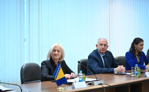 Foto: N. G. / Radiosarajevo.ba / Ursula von der Leyen u Vijeću ministara BiH