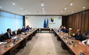 Foto: N. G. / Radiosarajevo.ba / Ursula von der Leyen u Vijeću ministara BiH