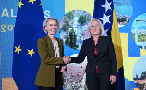 Foto: N. G. / Radiosarajevo.ba / Ursula von der Leyen u Vijeću ministara BiH