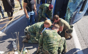 Foto: EUFOR / Vojnici EUFOR-a u akciji spašavanja