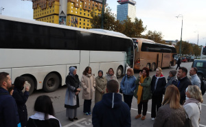 Foto: Press služba KS / Sarajevski učenici u posjeti Srebrenici
