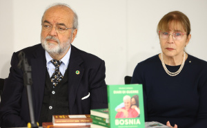 Foto: Dž. K. / Radiosarajevo.ba / Promovirana knjiga "Ratni dnevnici" u Sarajevu