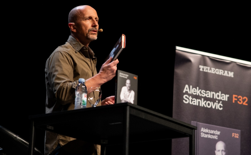 Aleksandar Stanković na promociji knjige 