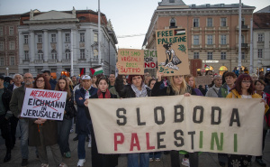 FOTO: AA / Protesti za Palestinu u Zagrebu