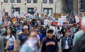 Foto: EPA - EFE / Protesti "Nema kraljeva" širom SAD-a