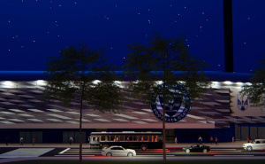 Foto: Reprezentacija.ba / Izgled Grbavice sa obnovljenom sjevernom tribinom