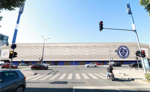 Foto: Reprezentacija.ba / Izgled Grbavice sa obnovljenom sjevernom tribinom