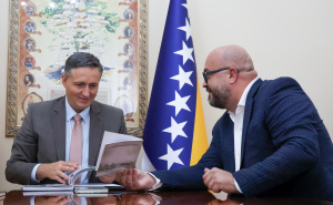 Foto: Predsjedništvo BiH / Denis Bećirović i Adnan Šteta
