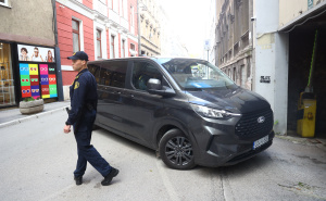 Foto: Dž. K. / Radiosarajevo.ba / Uhapšeni u akciji "Barut" predati u nadležnost POSKOK-a