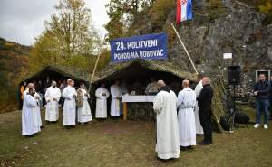 Foto: MO BiH / Održano tradicionalno katoličko vojno hodočašće na Bobovac