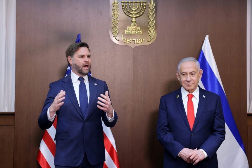 JD Vance i Benjamin Netanyahu