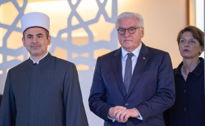Foto: ustupljeno za radiosarajevo.ba / Benjamin ef. Idriz i njemački predsjednik Walter Steinmeier