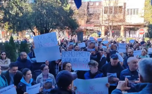 Foto: Screenshot / Protesti u Goraždu