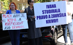 Foto: Fena / Protest zdravstvenih radnika u HNK