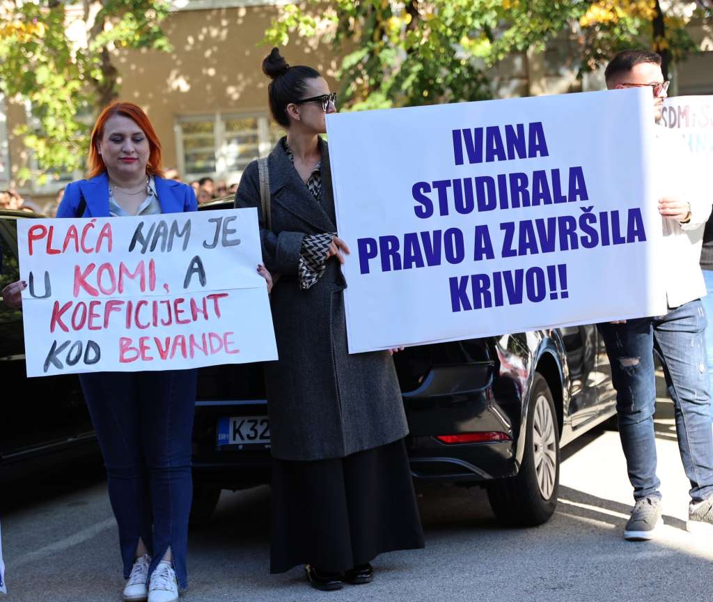 Protest zdravstvenih radnika u HNK