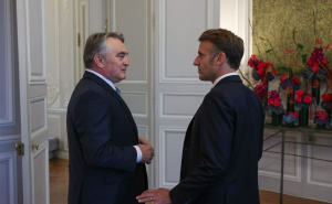 Foto: Predsjedništvo BiH / Željko Komšić i Emmanuel Macron